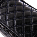Paris-Salzburg Chain Handle Boy Flap Bag Quilted Lambskin Old Medium