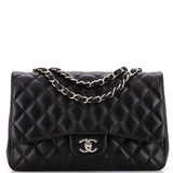 Classic Single Flap Bag Quilted Lambskin Jumbo