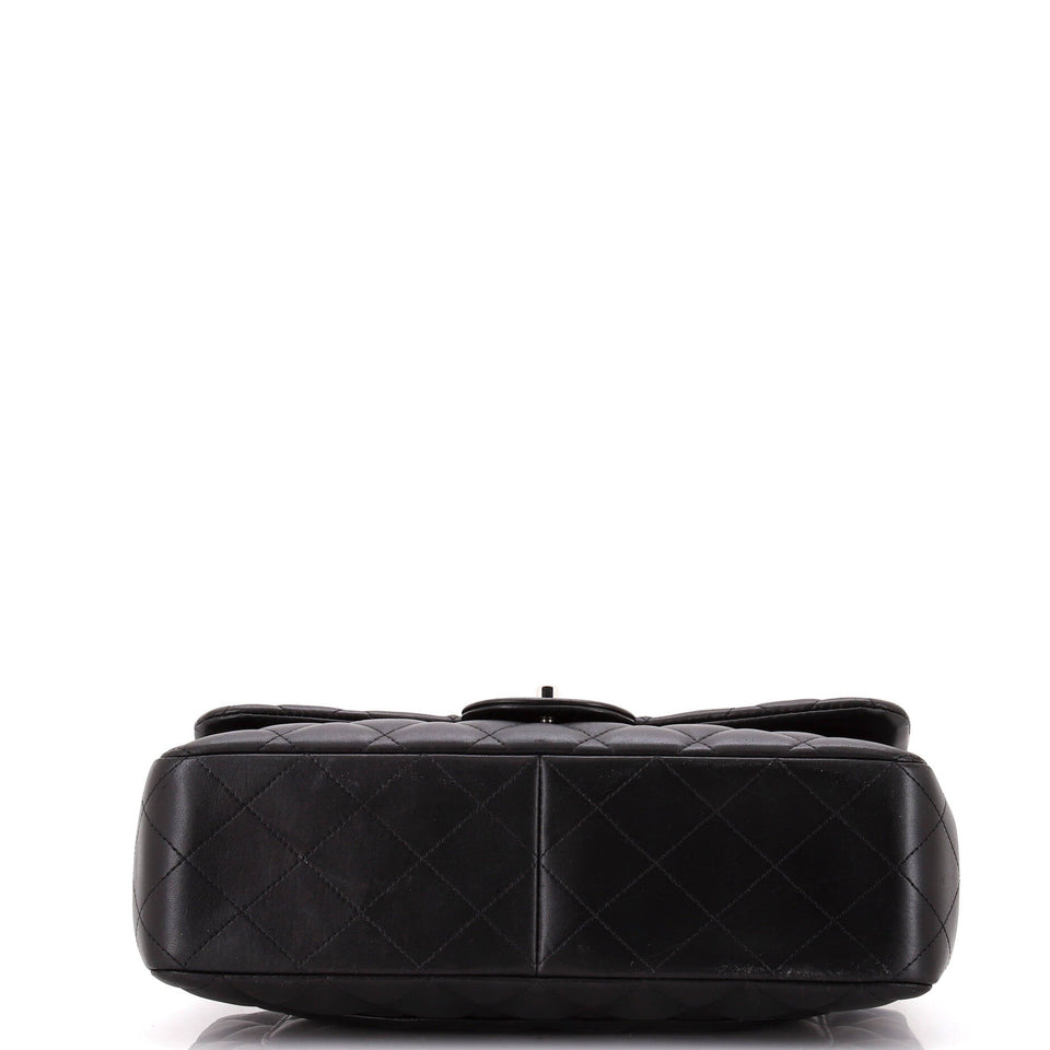 Classic Single Flap Bag Quilted Lambskin Jumbo