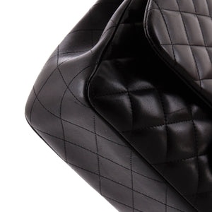 Classic Single Flap Bag Quilted Lambskin Jumbo