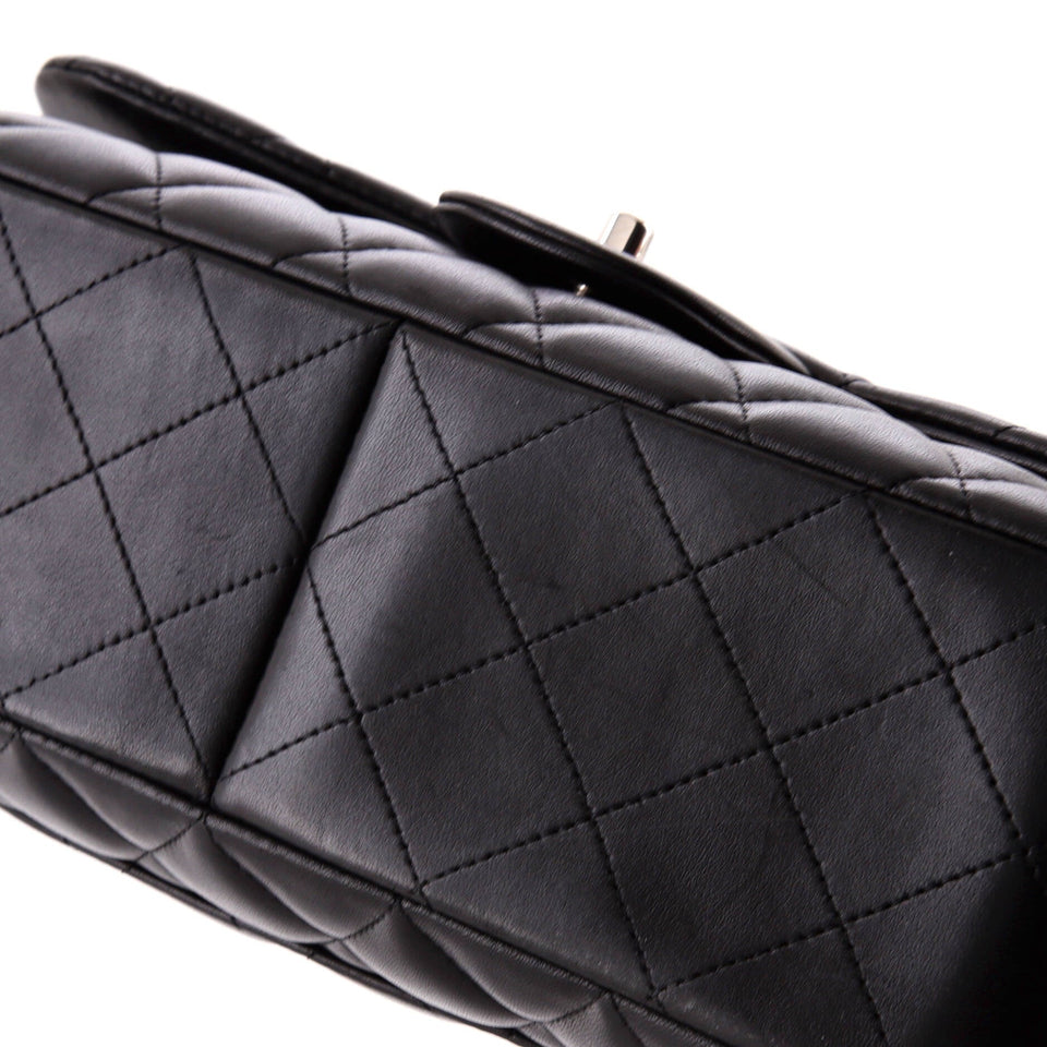 Classic Single Flap Bag Quilted Lambskin Jumbo