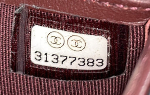 CC Compact Classic Flap Wallet Quilted Caviar