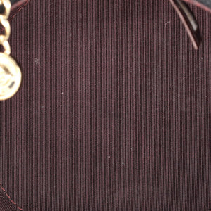 CC Round Vanity Case with Chain Quilted Lambskin Mini