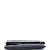 CC Foldover Clutch Quilted Caviar