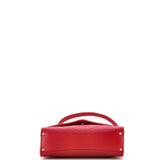 Coco Chevron Flap Bag Stitched Calfskin Small