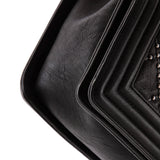 Boy Flap Bag Studded Quilted Distressed Calfskin New Medium