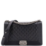 Boy Flap Bag Quilted Calfskin New Medium