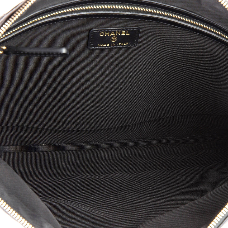 Boy O Case Clutch Quilted Caviar Medium