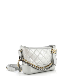 Gabrielle Hobo Quilted Aged Calfskin Small