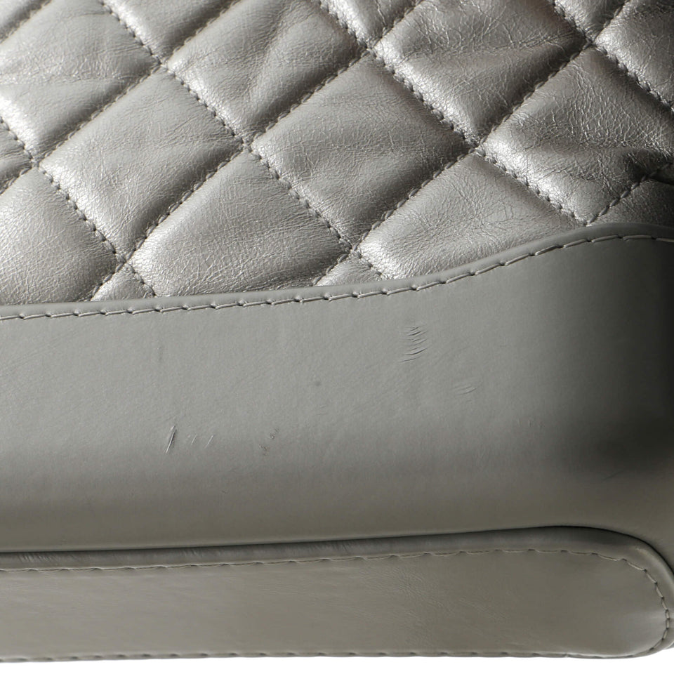 Gabrielle Hobo Quilted Aged Calfskin Small
