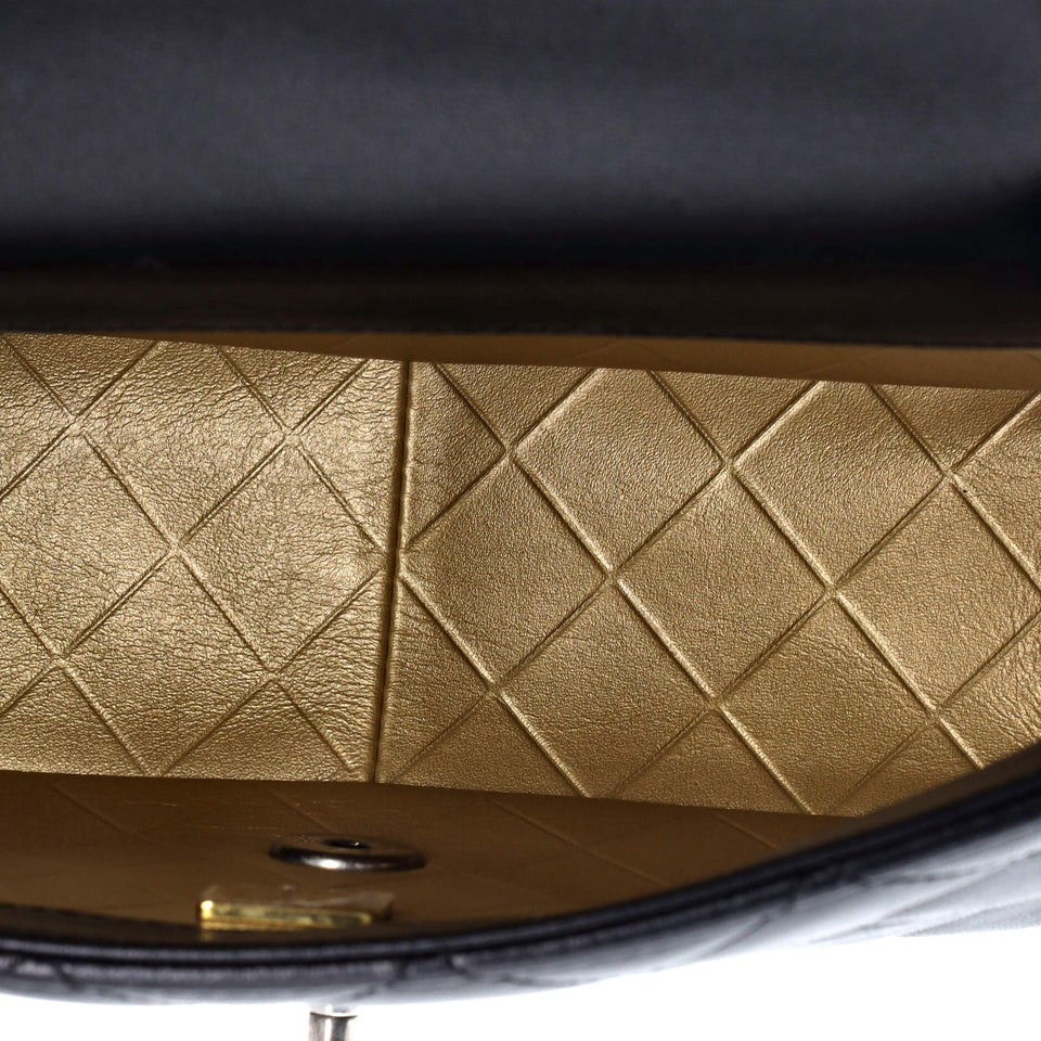 Coco Clips Flap Bag Embellished Quilted Lambskin Small