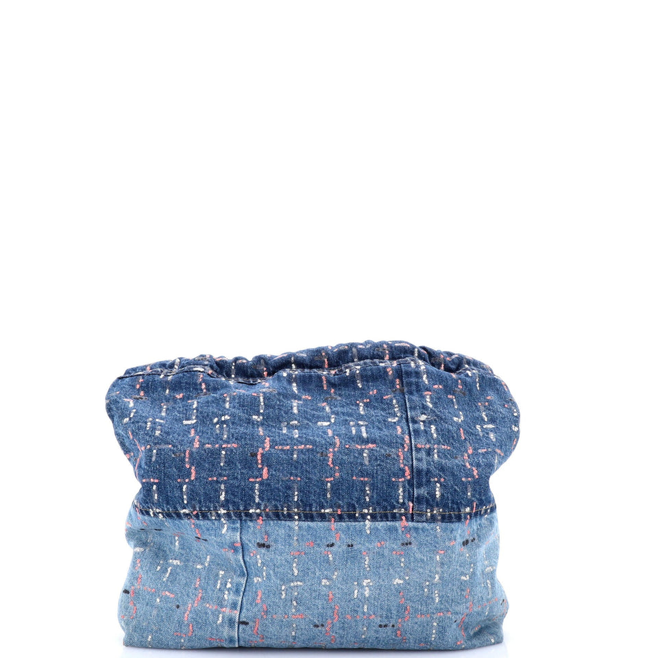 22 Chain Hobo Denim with Sequins Medium