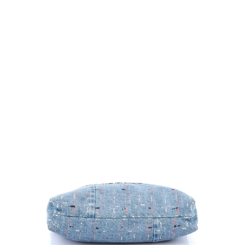 22 Chain Hobo Denim with Sequins Medium