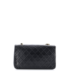 Vintage Full Flap Bag Quilted Lambskin Medium
