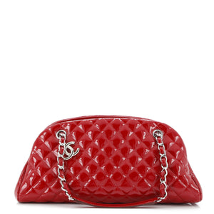 Just Mademoiselle Bag Quilted Patent Medium