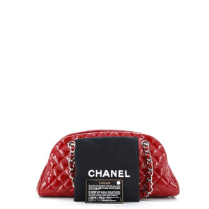 Just Mademoiselle Bag Quilted Patent Medium