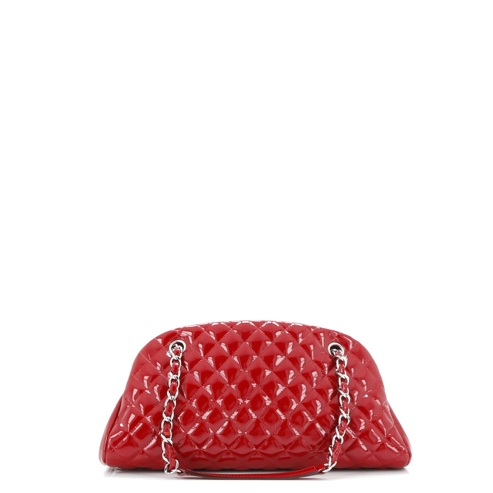 Just Mademoiselle Bag Quilted Patent Medium