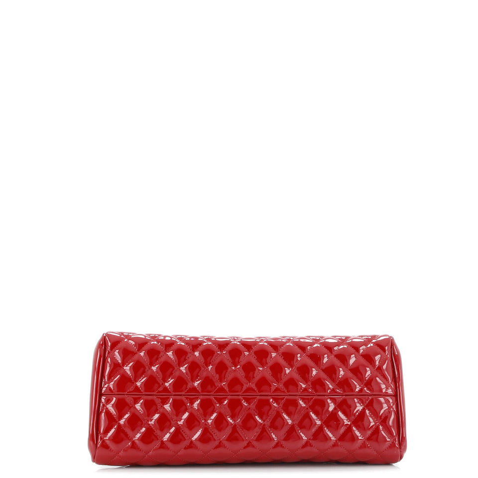 Just Mademoiselle Bag Quilted Patent Medium
