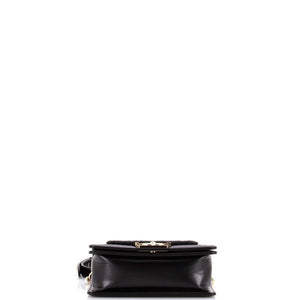 Boy Flap Bag Shearling with Leather Small