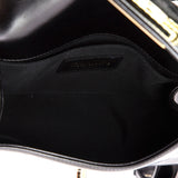 Boy Flap Bag Shearling with Leather Small