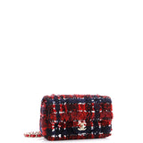 Classic Single Flap Bag Quilted Tweed Mini