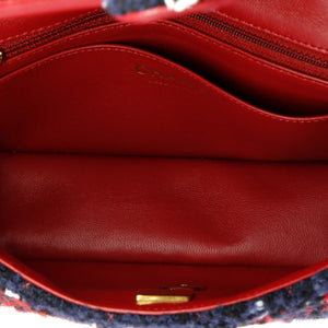 Classic Single Flap Bag Quilted Tweed Mini
