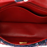 Classic Single Flap Bag Quilted Tweed Mini