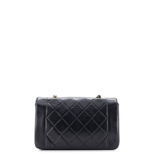 Vintage Diana Flap Bag Quilted Lambskin Small