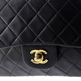 Vintage Classic Double Flap Bag Quilted Lambskin Small