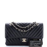 Classic Double Flap Bag Chevron Lambskin Medium