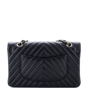 Classic Double Flap Bag Chevron Lambskin Medium