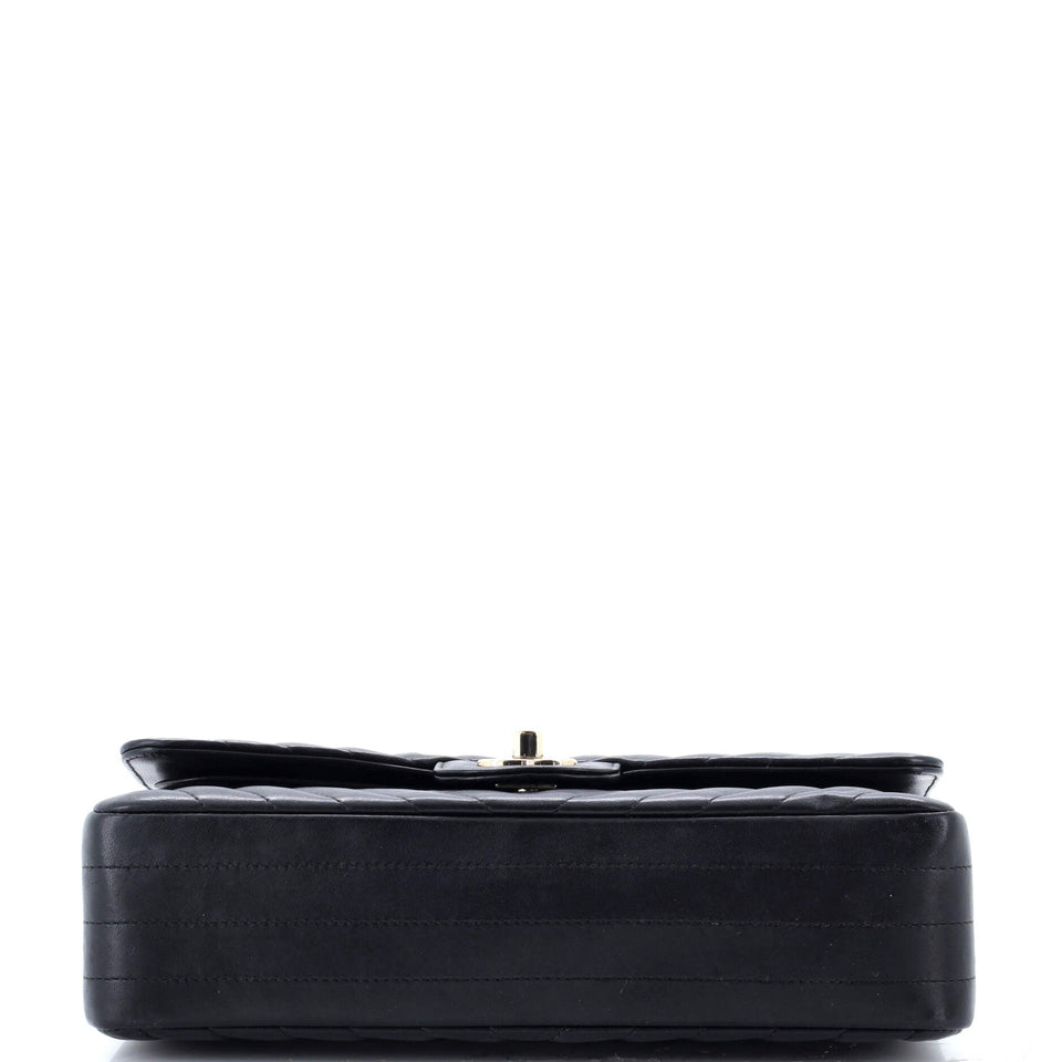 Classic Double Flap Bag Chevron Lambskin Medium