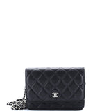 Wallet on Chain Quilted Caviar Mini