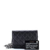 Wallet on Chain Quilted Caviar Mini