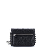 Wallet on Chain Quilted Caviar Mini