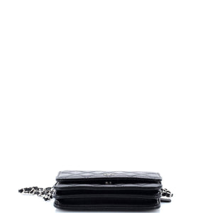 Wallet on Chain Quilted Caviar Mini