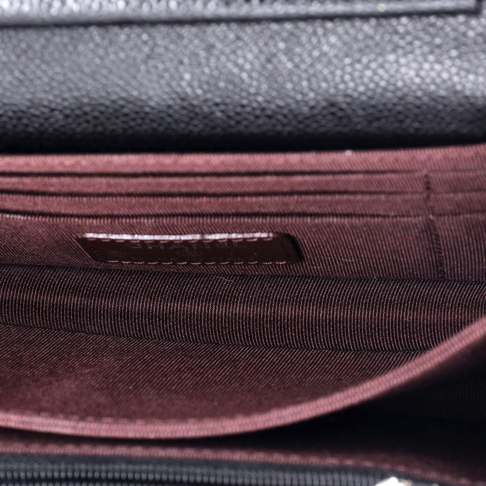 Wallet on Chain Quilted Caviar Mini