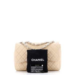 Classic Single Flap Bag Quilted Lambskin Jumbo