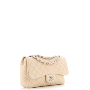 Classic Single Flap Bag Quilted Lambskin Jumbo