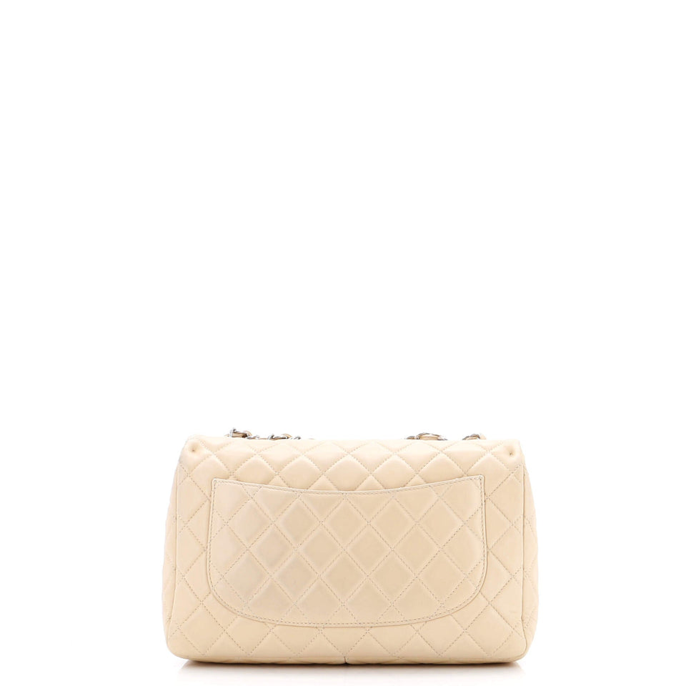 Classic Single Flap Bag Quilted Lambskin Jumbo