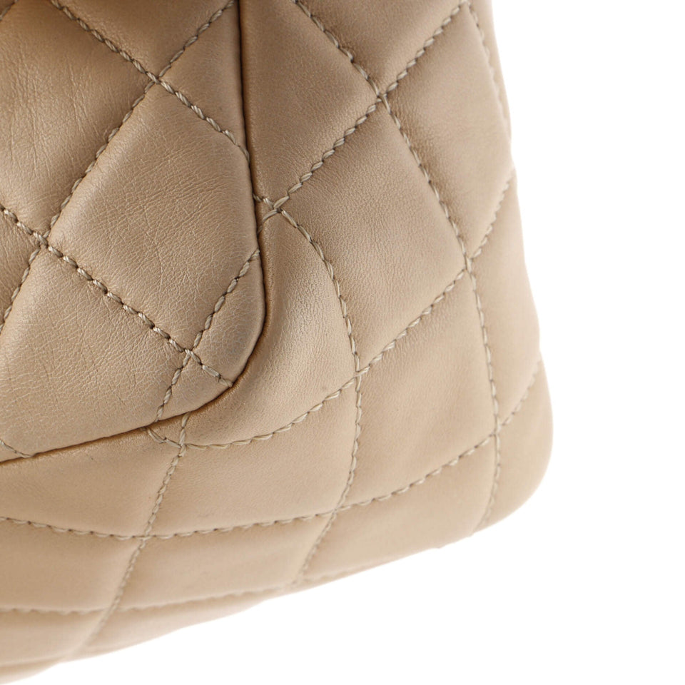 Classic Single Flap Bag Quilted Lambskin Jumbo