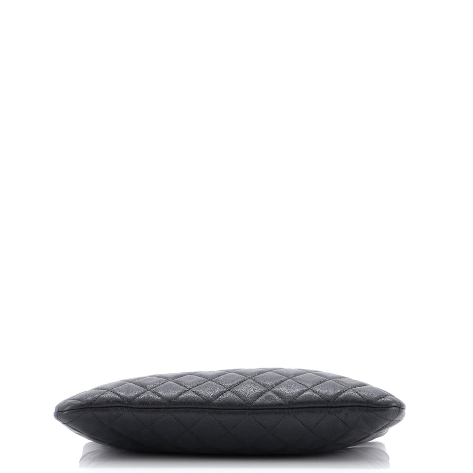 Mademoiselle Vintage O Case Clutch Quilted Sheepskin Medium