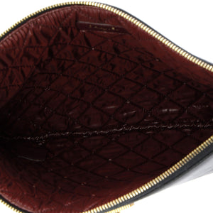 Mademoiselle Vintage O Case Clutch Quilted Sheepskin Medium
