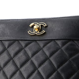 Mademoiselle Vintage O Case Clutch Quilted Sheepskin Medium