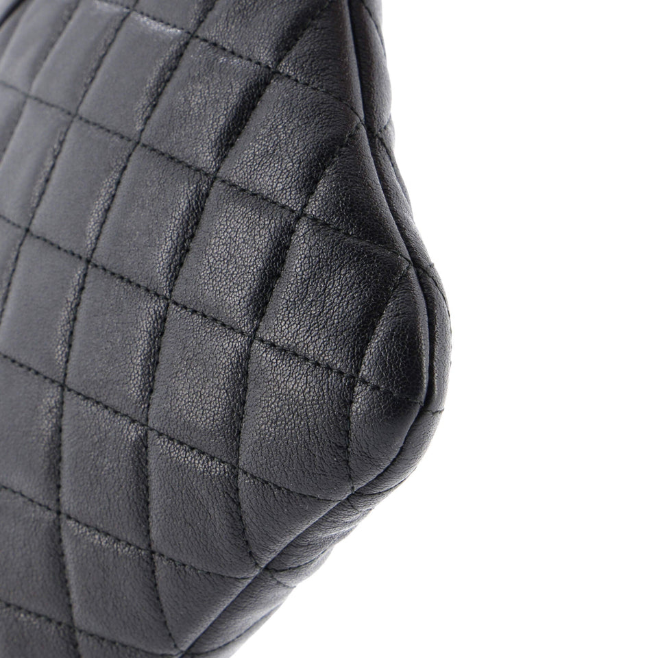 Mademoiselle Vintage O Case Clutch Quilted Sheepskin Medium
