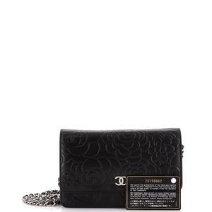 Wallet on Chain Camellia Lambskin