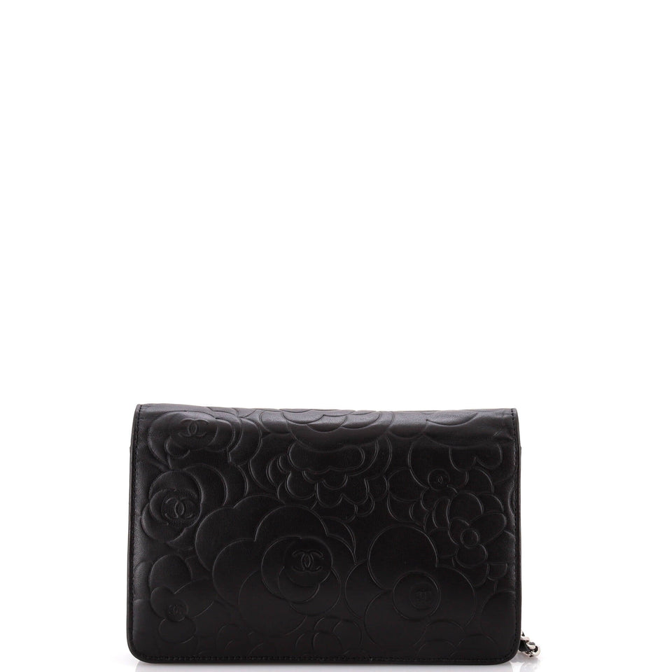 Wallet on Chain Camellia Lambskin