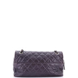 Easy Flap Bag Quilted Caviar Large