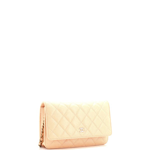 Wallet on Chain Quilted Caviar