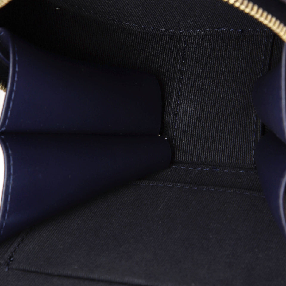 All Slide Long Round Clutch with Chain Quilted Lambskin